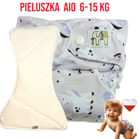 Pieluszka Wielorazowa AIO Kieszonka bambus JEDNOROŻCE  NappiMe