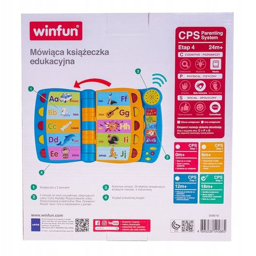 Mówiąca książeczka edukacyjna Smily Play Interaktywna Sensoryczna na Arena.pl