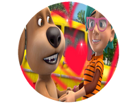 Opłatek na tort Gadający Kot