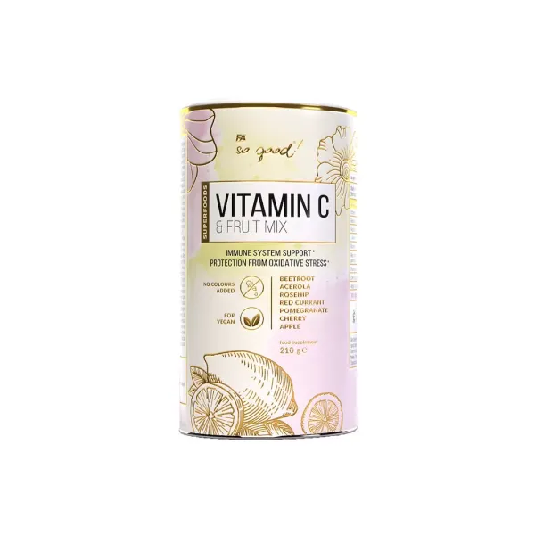 Witamina C Fruit MIX W Proszku 210 g - SO Good ! zdjęcie 1