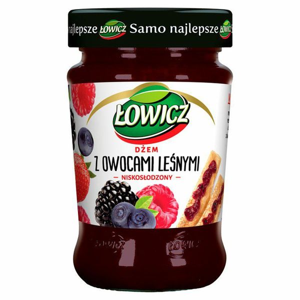 ŁOWICZ DŻEM OWOCE LEŚNE 280g zdjęcie 1