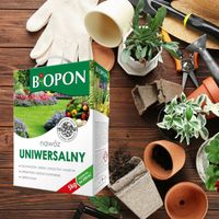BIOPON NAWÓZ UNIWERSALNY DO KWIATÓW WARZYW KRZEWÓW OWOCÓW DRZEW 5KG ODŻYWIA
