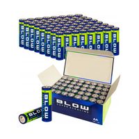 80x BATERIE BATERIA ALKALICZNE PALUSZKI BLOW AA LR6 R6 ZESTAW
