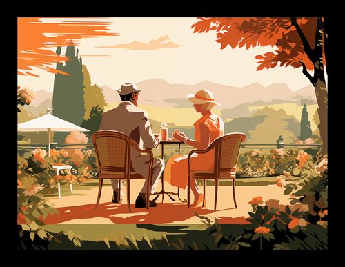 Plakat 20x15cm Retro Randka na Arena.pl