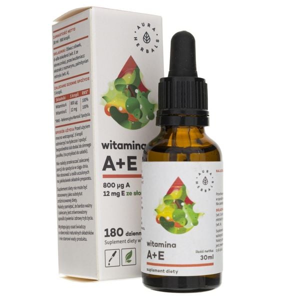 Aura Herbals Witamina A E W Kroplach 30 Ml