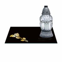 SZKLANA PODSTAWKA POD ZNICZE 40x30cm 488b