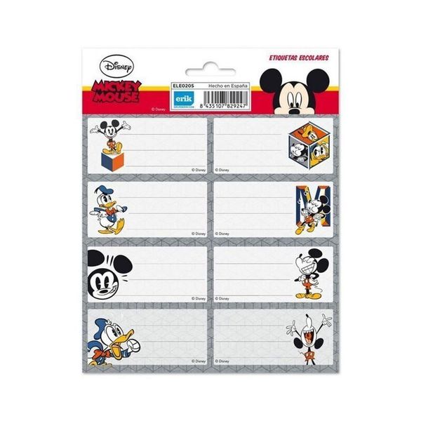 Etykiety na zeszyty Myszka Mickey zdjęcie 1