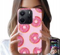 ETUI DO XIAOMI NOTE 14 4G - WZÓR Z PĄCZKAMI DONATAMI POLEWĄ CUKROWĄ