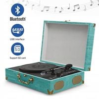 Gramofon walizkowy MERSOCO M433 odtwarzacz BLUTOOTH USB SD