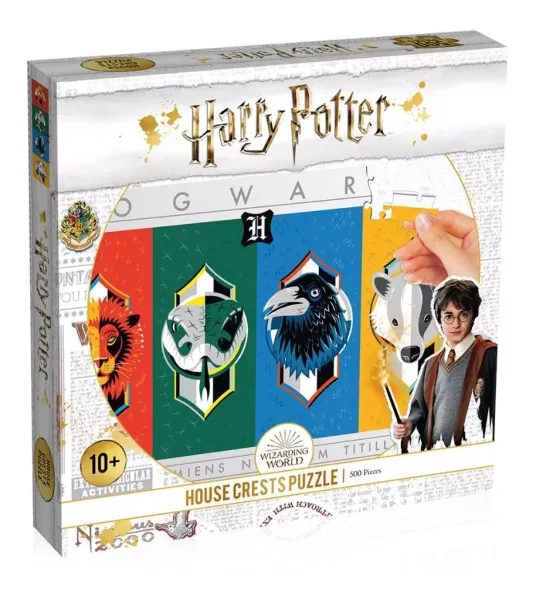 Puzzle 500 Harry Potter House Crest Herby zdjęcie 1