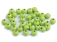 KORALIKI DREWNIANE ZIELONE 8MM 30SZT