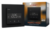 Termostat Heatit Z-TRM6 Black Matt Z-Wave Thermostat 3600W 16A 868,4 Mhz