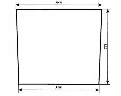 szyba przednia - przód do ciągnika Lamborghini grand Prix, Same Antares na Arena.pl