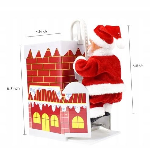 MIKOŁAJ WSPINAJĄCY SIĘ I WCHODZĄCY DO KOMINA na Arena.pl