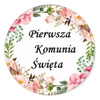 Opłatek na tort Tort Pierwsza Komunia Święta Komunijny Biblia Hostia Tekst