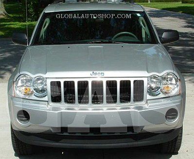 Jeep Grand Cherokee - Chromowane Listwy Grill Chrom Atrapy Zderzaka Tuning na Arena.pl
