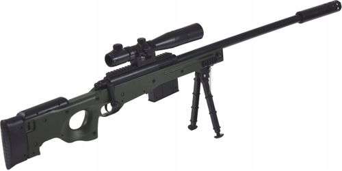 WIELKI KARABIN IMPONUJĄCY DESIGN AUTOMAT 2W1 REALISTYCZNY CELNY ZESTAW na Arena.pl
