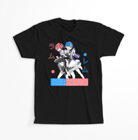 Koszulka Czarna Re:Zero - WYBIERZ KOLOR KOSZULKI I FASON Męska 2XL