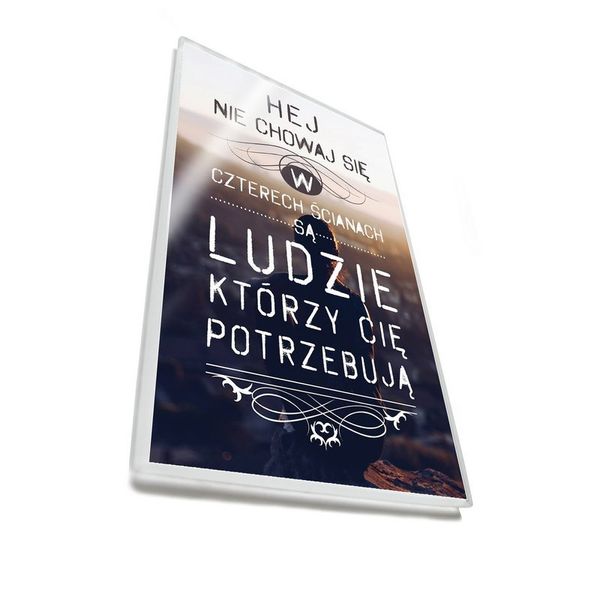 Nie chowaj się - magnes szklany zdjęcie 2