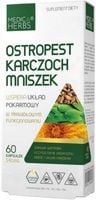 OSTROPEST KARCZOCH MNISZEK Medica Herbs WSPARCIE WĄTROBY Trawienie 60 kaps.