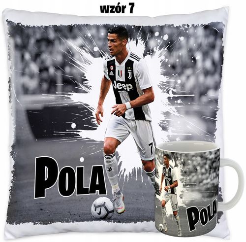 Kubek i Poduszka dla fana CRISTIANO RONALDO CR7 na Arena.pl