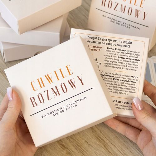 Chwile Rozmowy - Karty zdrapki z pytaniami dla Par, Zdrap Chwile Walentynki na Arena.pl