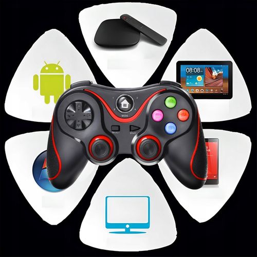 BEZPRZEWODOWY GAMEPAD PAD DO TELEFONU ANDROID PC iOS KONTROLER Z UCHWYTEM na Arena.pl