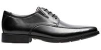 Clarks Półbuty męskie - Tilden Walk skórzane - rozmiar 40 - czarne licowe