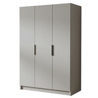 Szafa CALPE I 150 cm-pojemna garderoba-KASZMIR+CZARNY