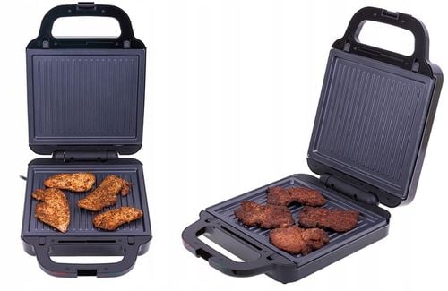 OPIEKACZ GOFROWNICA TOSTER DO KANAPEK GRILL WYMIENNE WKŁADY 3w1 MOC na Arena.pl