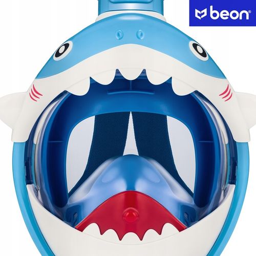 MASKA DO NURKOWANIA DLA DZIECI PEŁNOTWARZOWA DO SKORKELINGU PŁYWANIA REKIN na Arena.pl