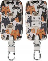 2X ETUI NA KLUCZYK SAMOCHODOWY KEYLESS GO – WZÓR MAGNOLIA