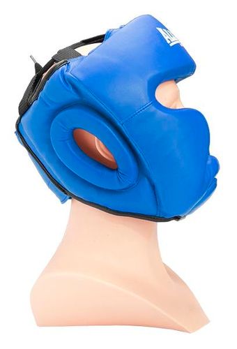 Kask bokserski Sparingowy senior niebieski na Arena.pl
