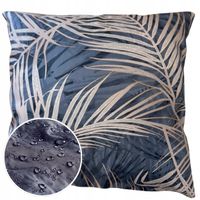 Poduszka 45x45 Ogrodowa WZÓR LIŚĆ Wodoodporna Balkon Taras