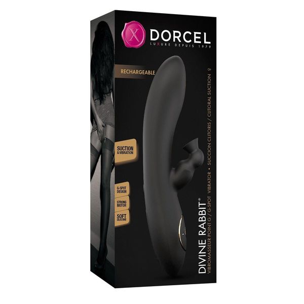 Wibrator Króliczek Ssący Dorcel Divine Rabbit 20Cm zdjęcie 5