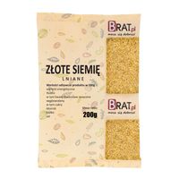 Złote siemię lniane 200g Produkt NATURALNY Wysoka JAKOŚĆ