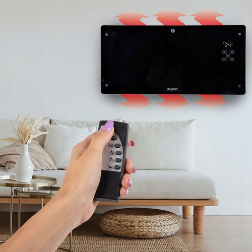 Grzejnik elektryczny KONWEKTOROWY pilot SZKLANY front 2000W termostat WiFi na Arena.pl