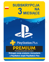 PLAYSTATION PLUS PREMIUM | 3 MIESIĄCE | 90 DNI | KONTO INDYWIDUALNE