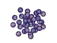 Konfetti papierowe Disco neon, 36 szt.