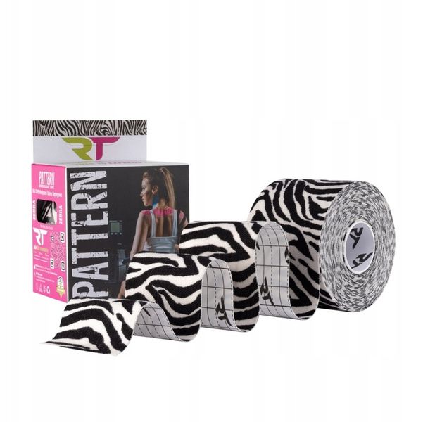 TAŚMA Tejp Kinesiology REA TAPE Pattern [Zebra] zdjęcie 1