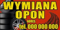 REKLAMA MAGNETYCZNA MAGNES 30x60 cm WYMIANA OPON