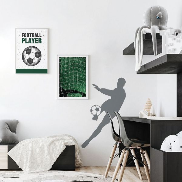 Naklejka Piłkarz S077 XL zdjęcie 1