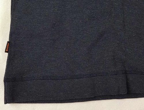 Męski Longsleeve Hugo Boss Tempest Slim 50472309 szaro-granatowy - 4XL na Arena.pl