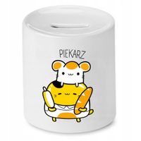 Skarbonka Dla Piekarza Najlepszy Piekarz Prezent Z Nadrukiem Ze Zdjęciem