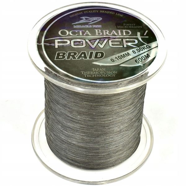 Plecionka Octa Braid Power X4 Black 0,10mm 600m zdjęcie 1