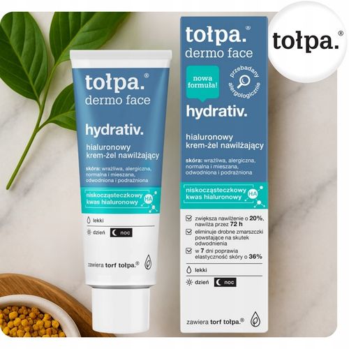 Krem-Żel Lekki Hialuronowy Nawilżający na Dzień na Noc Hydrativ 40 ml na Arena.pl