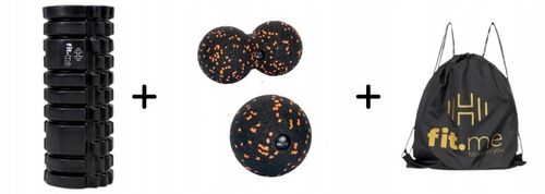 ZESTAW ROLLERÓW DO MASAŻU WAŁEK DUŻY Z WYPUSTKAMI PIŁKA POJEDYNCZA DUOBALL na Arena.pl