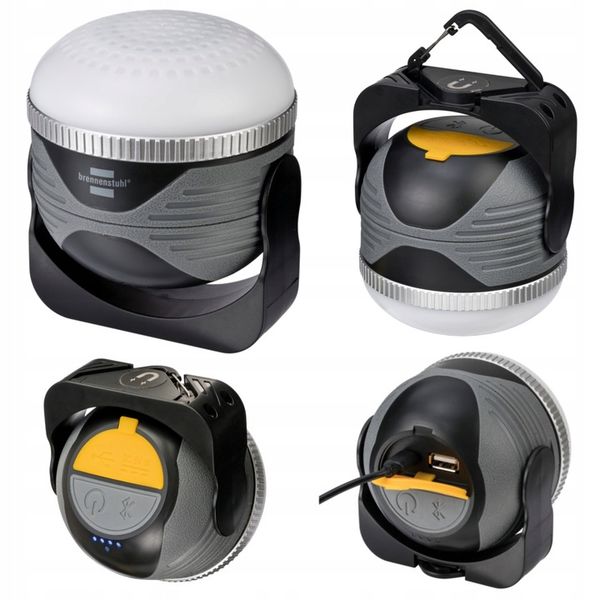 LATARKA LED KEMPINGOWA POD NAMIOT GŁOŚNIK Bluetooth zdjęcie 1