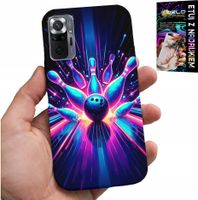ETUI DO XIAOMI NOTE 10 PRO - KRĘGLE BOWLING STRIKE POKROWIEC, PLECKI