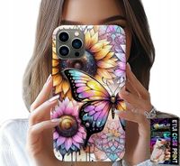 ETUI DO IPHONE 11 PRO - SŁONECZNIK Z MOTYLKIEM, OBUDOWA + FOLIA